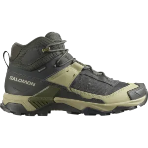 Salomon Men's X Ultra 5 Mid Gore-Tex Peat/Gray Green/Blue Nights