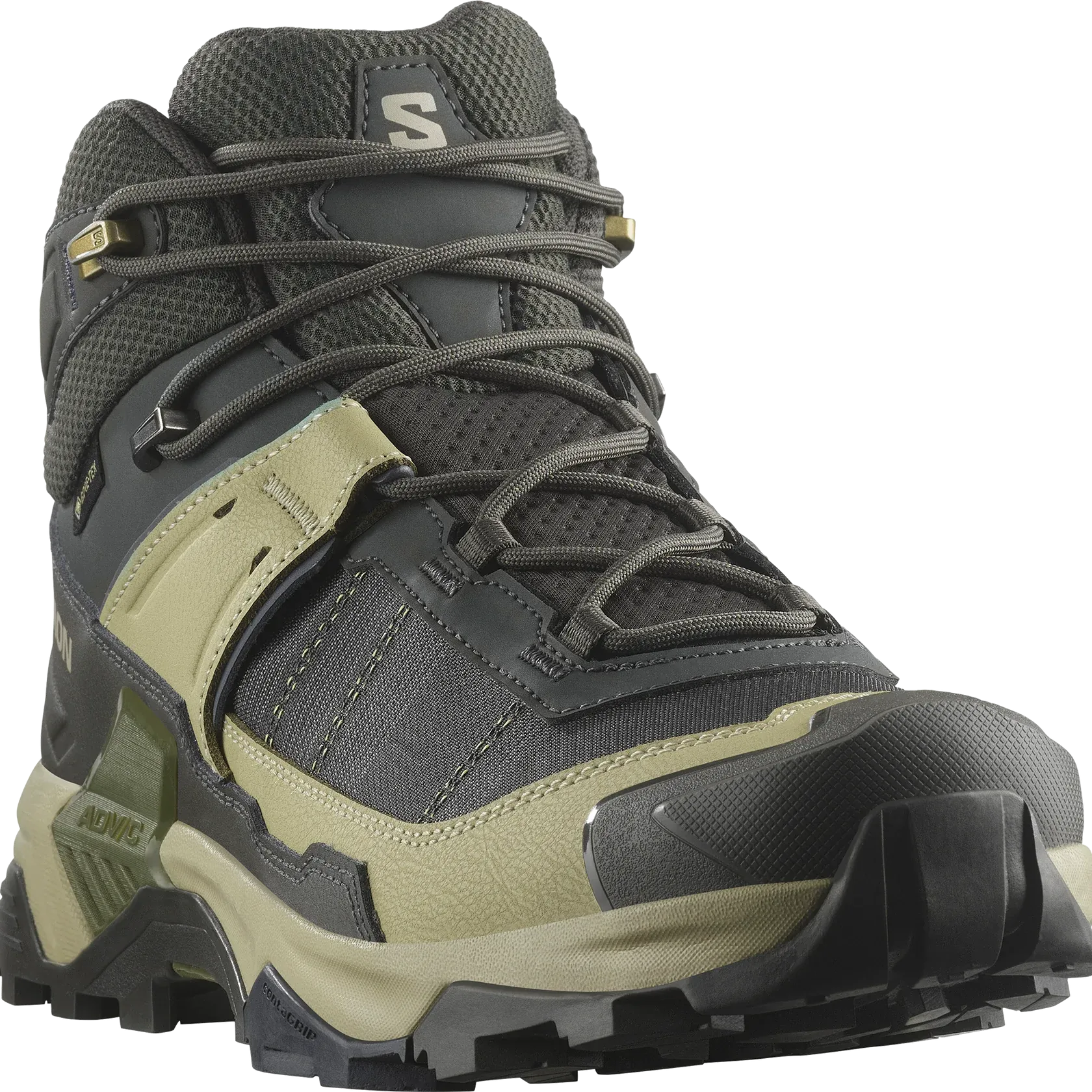 Salomon Men's X Ultra 5 Mid Gore-Tex Peat/Gray Green/Blue Nights