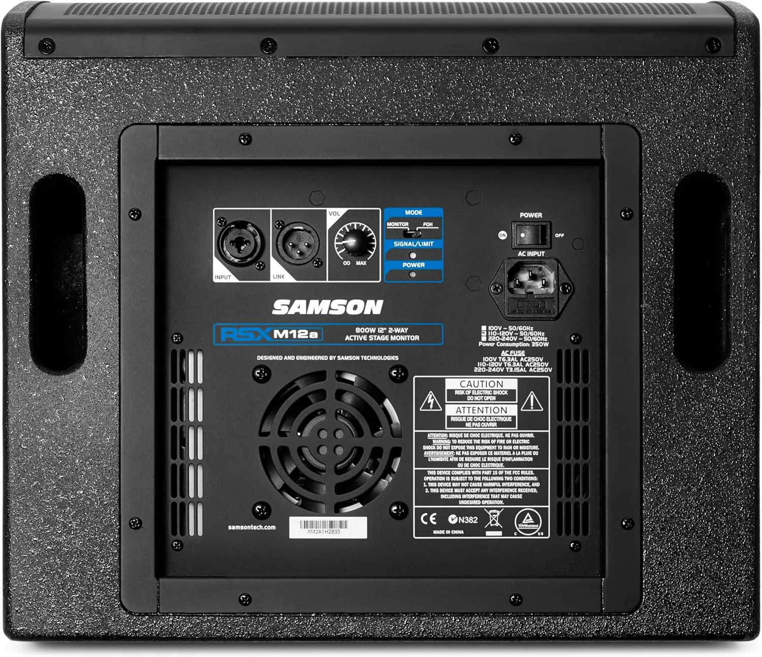 Samson SARSXM12A 800W 12-Inch 2-Way Active Stage Monitor