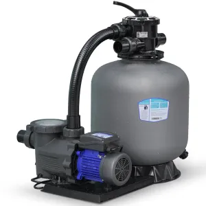 Sand Filter Pumps 115V, 1/2 HP to 3 HP, 12in to 20in, Max 8917GPH for Pools Up to 38000GAL, 6-Way Valve
