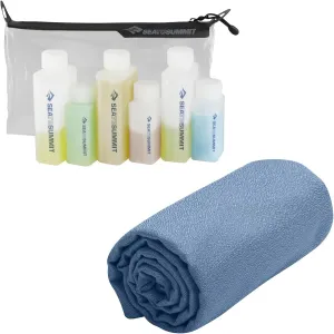 Sea to Summit Travel System: Clear Zip Pouch with TSA-Approved Travel Bottles and Airlite Towel