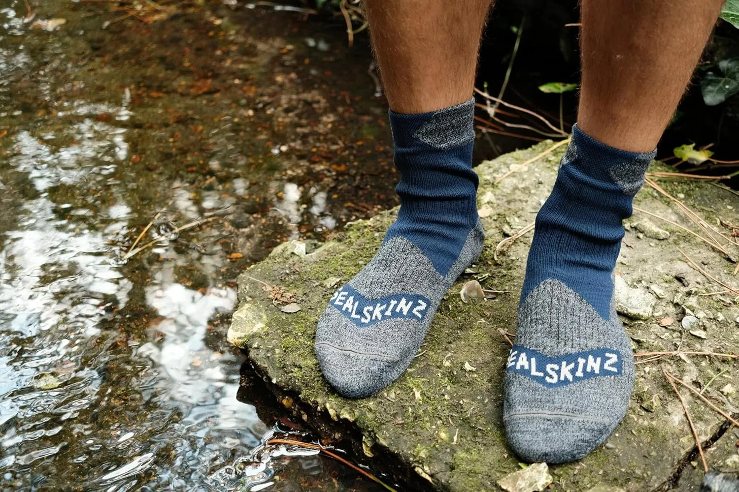 SEALSKINZ Bircham Waterproof All Weather Ankle Length Sock