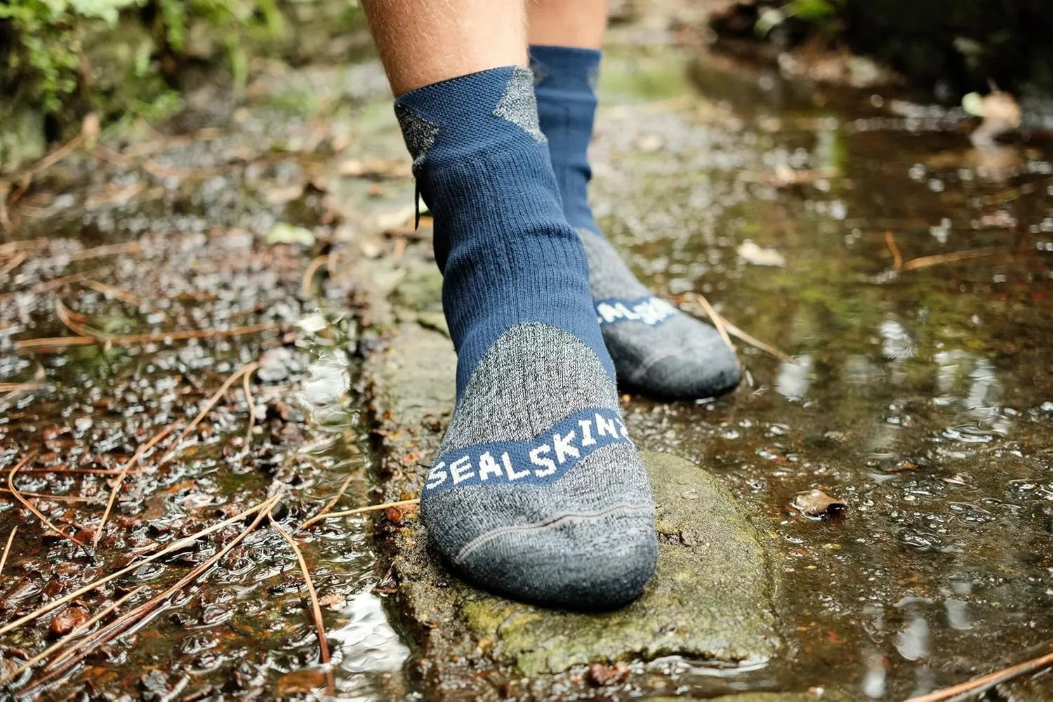SEALSKINZ Bircham Waterproof All Weather Ankle Length Sock
