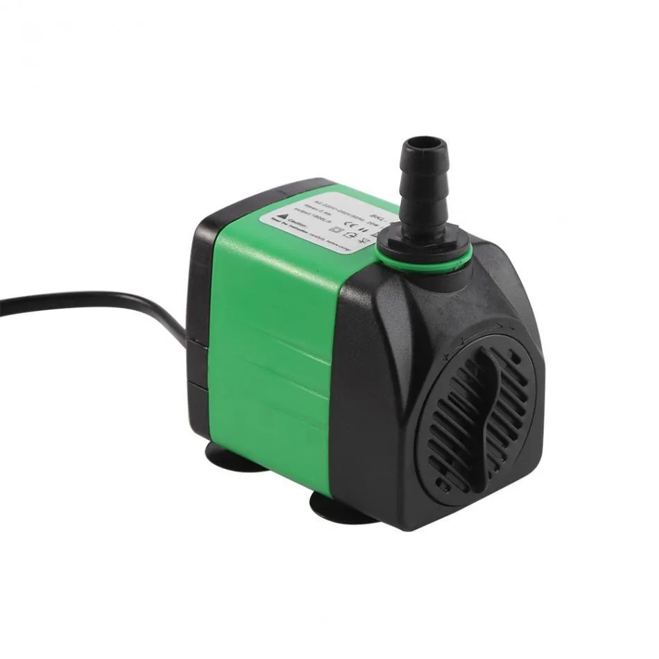 Silent Submersible Pump & Filter for Small Fish Tanks