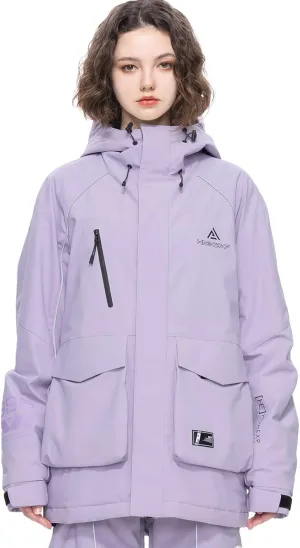 Ski Jacket Snowboard Coat Snow Winter Waterproof Insulated Windproof Baggy Warm Hooded Jacket for Men Women
