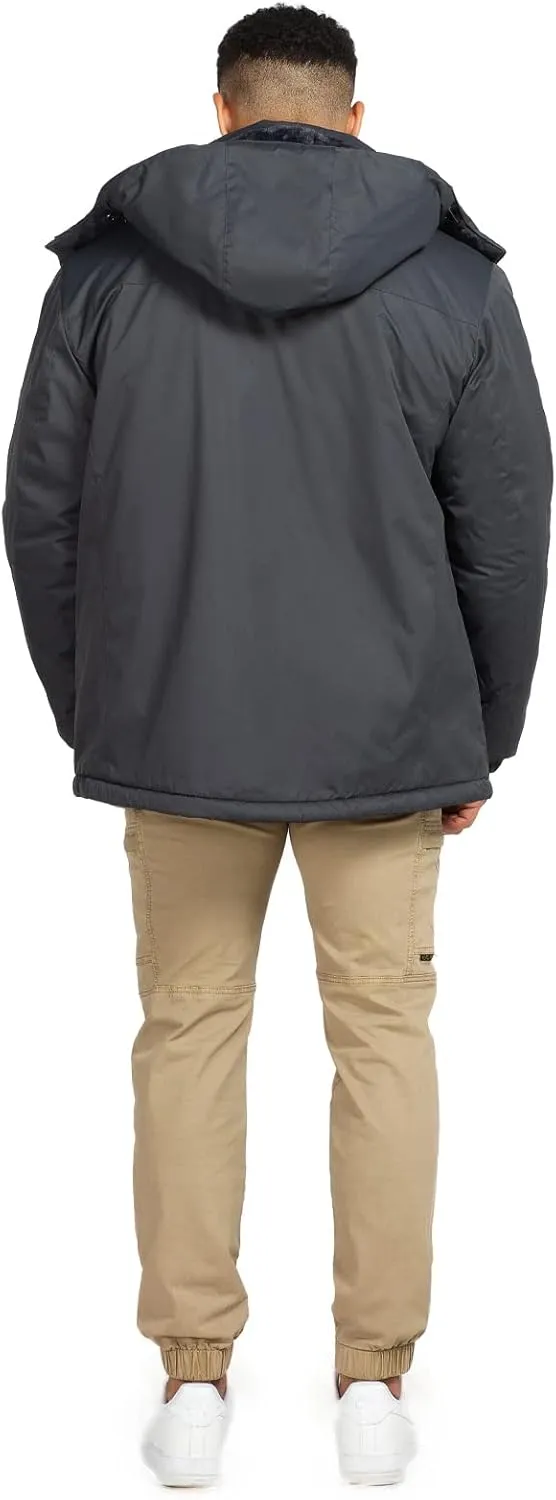 Ski Jacket with Hood for Men Waterproof Snow Winter Coat