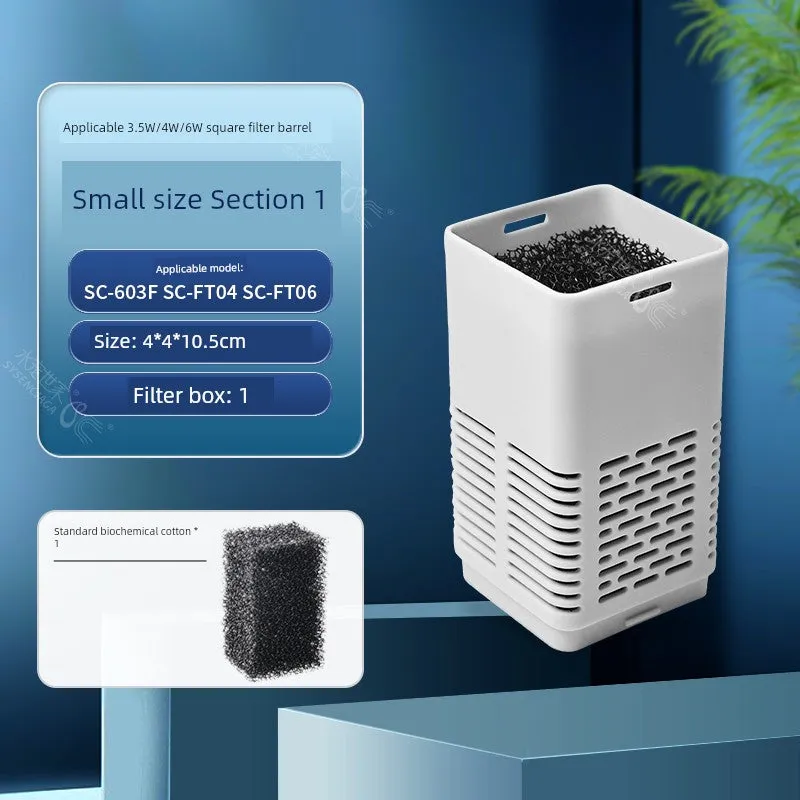 Small Fish Tank Oxygen Pump, Built-in Mute Fish Filter