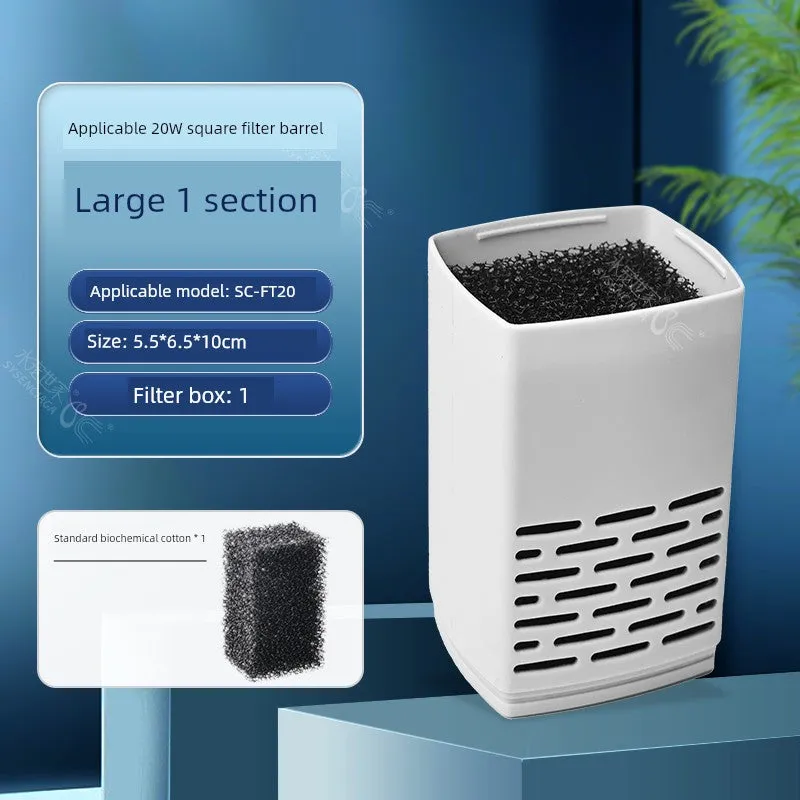 Small Fish Tank Oxygen Pump, Built-in Mute Fish Filter