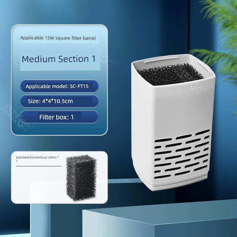 Small Fish Tank Oxygen Pump, Built-in Mute Fish Filter