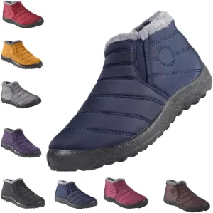 Snow Boots for Women Winter Warm Ankle Booties Waterproof Comfortable Slip On Outdoor Fur Lined Lining Womens Snow Boots