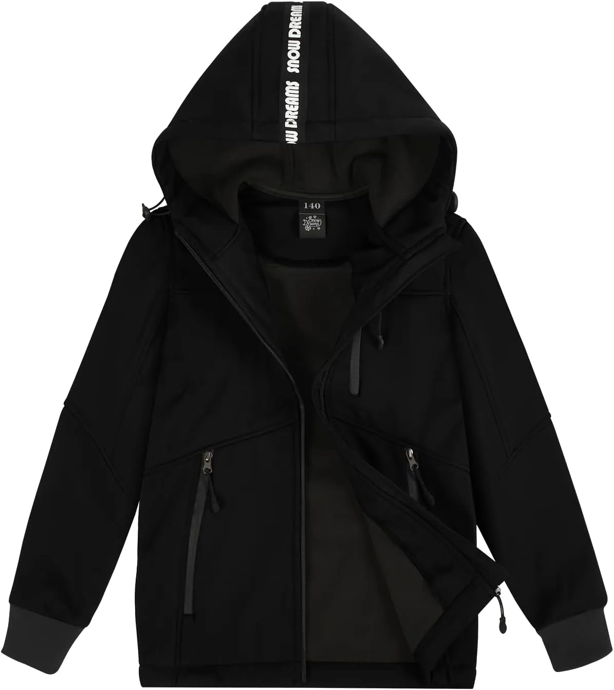SNOW DREAMS Boys Spring Fall Winter Jacket Boys' Outerwear Jackets & Coats Hooded Waterproof
