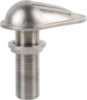 Stainless Steel 316 Marine Boat Intake Strainer Thruhull Water Pickup Filter Scoop for Boat Pump, Sturdy Silver Mjs023
