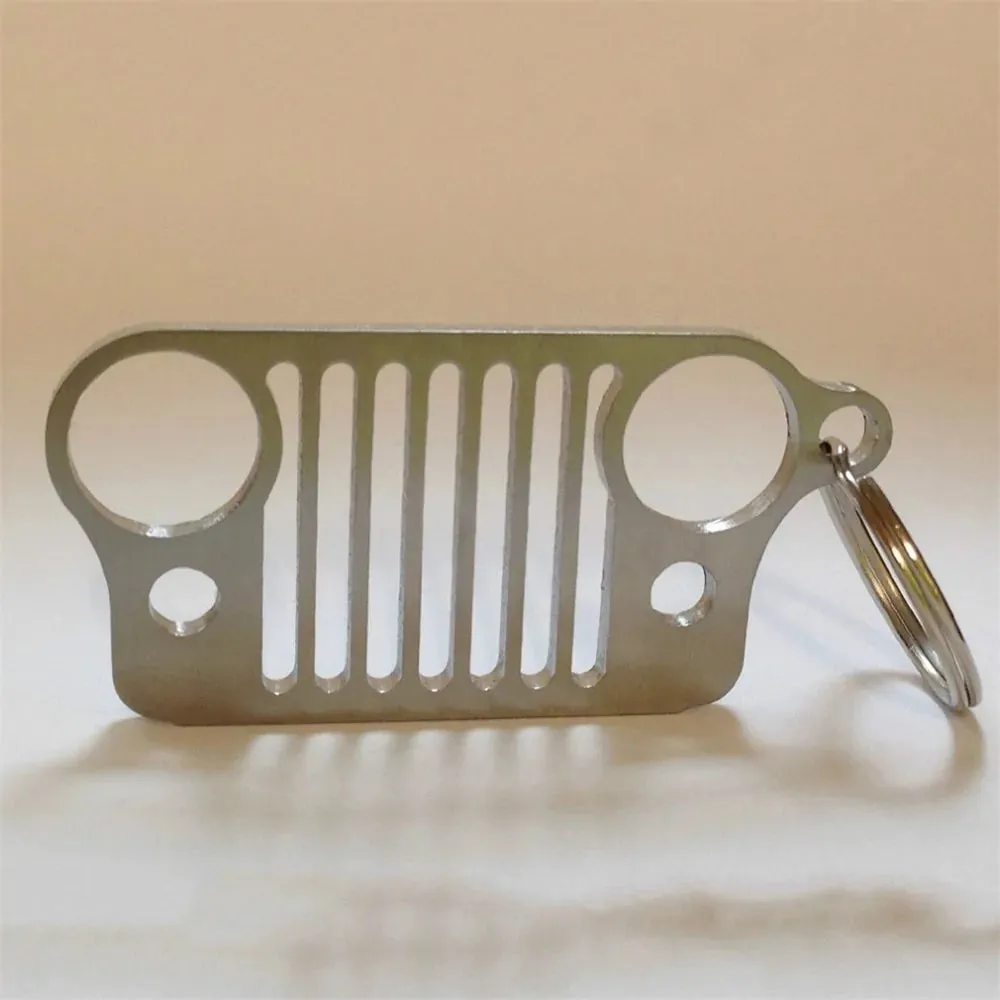 Stainless Steel Grill Keychain