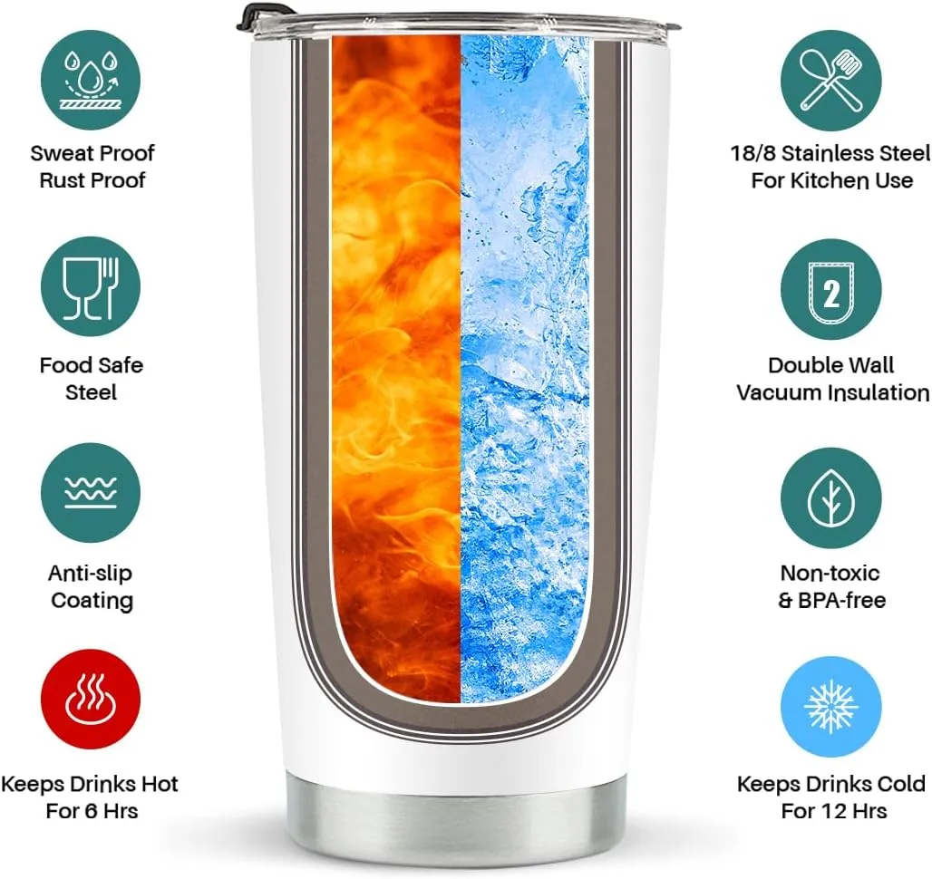 Stainless Steel Vacuum Insulated Tumbler - 20 oz, 11th Birthday Gift Idea for Girls