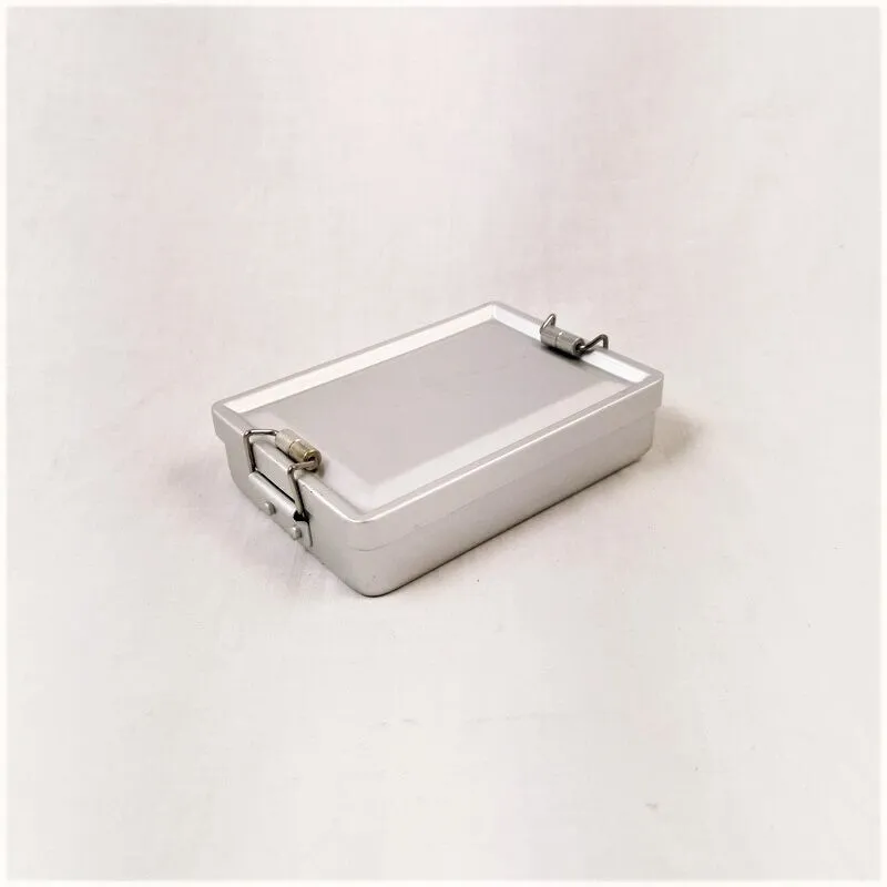 Storage Pods: Survival Case / Mini Mess Box. Aluminium. New. Silver.