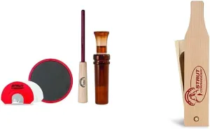 STRUT COMMANDER Duck Commander Sunrise Starter Kit Turkey Calls | Combo Pack | Turkey Hunter Starter Pack Turkey Call Dugout Pallbearer Box