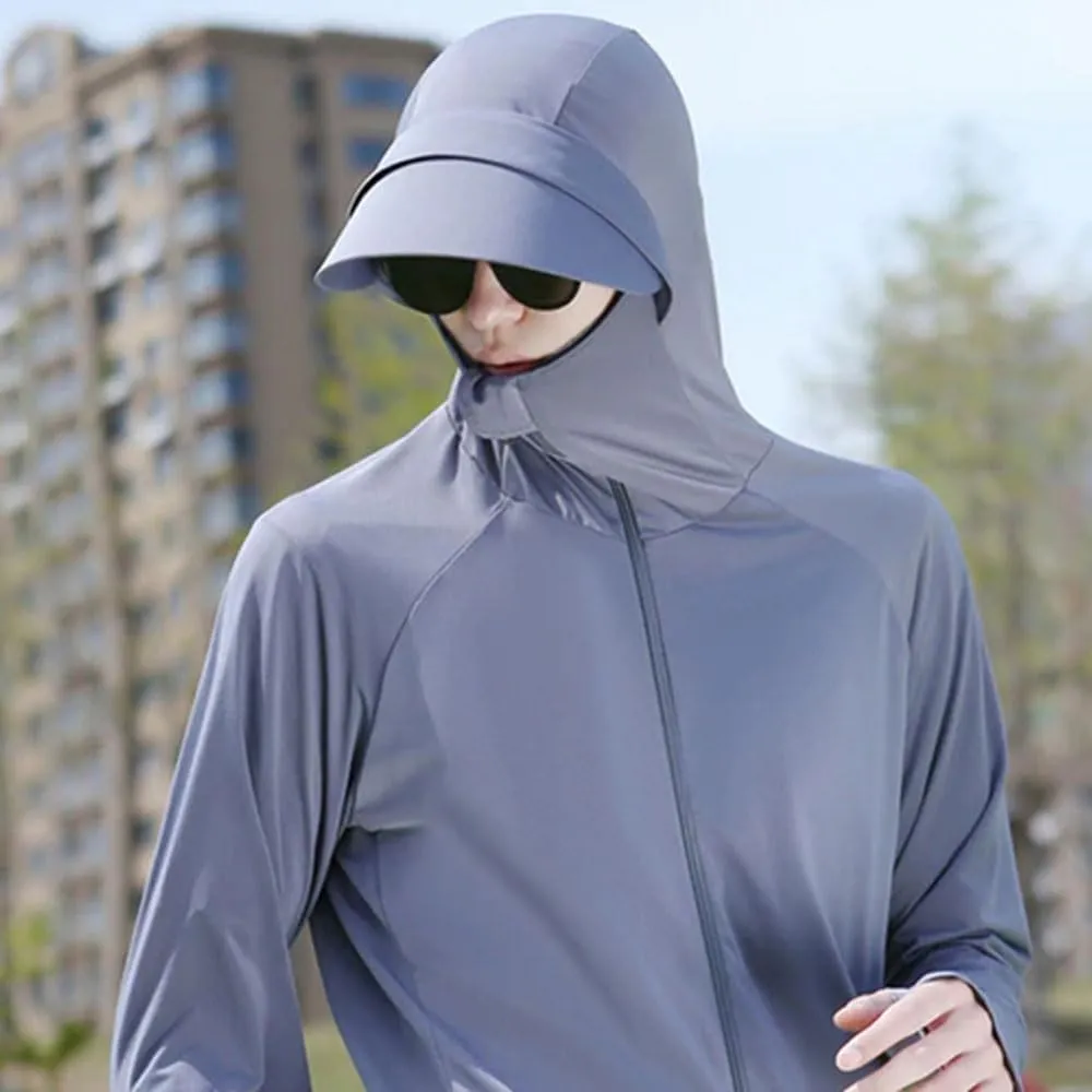 Sun Protection Jacket Unisex, Zip Up Hoodie Long Sleeve,UV Cooling Hoodie Long Sleeve