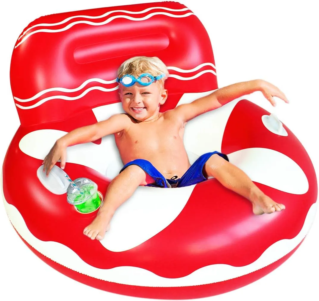 SUNSHINEMALL Inflatable Pool Floats Adult Swimming Pool Floaties River Tubes Lake Water Floats Beach Air Sofa Inflatable Lounge Chairs Rafts for Kids
