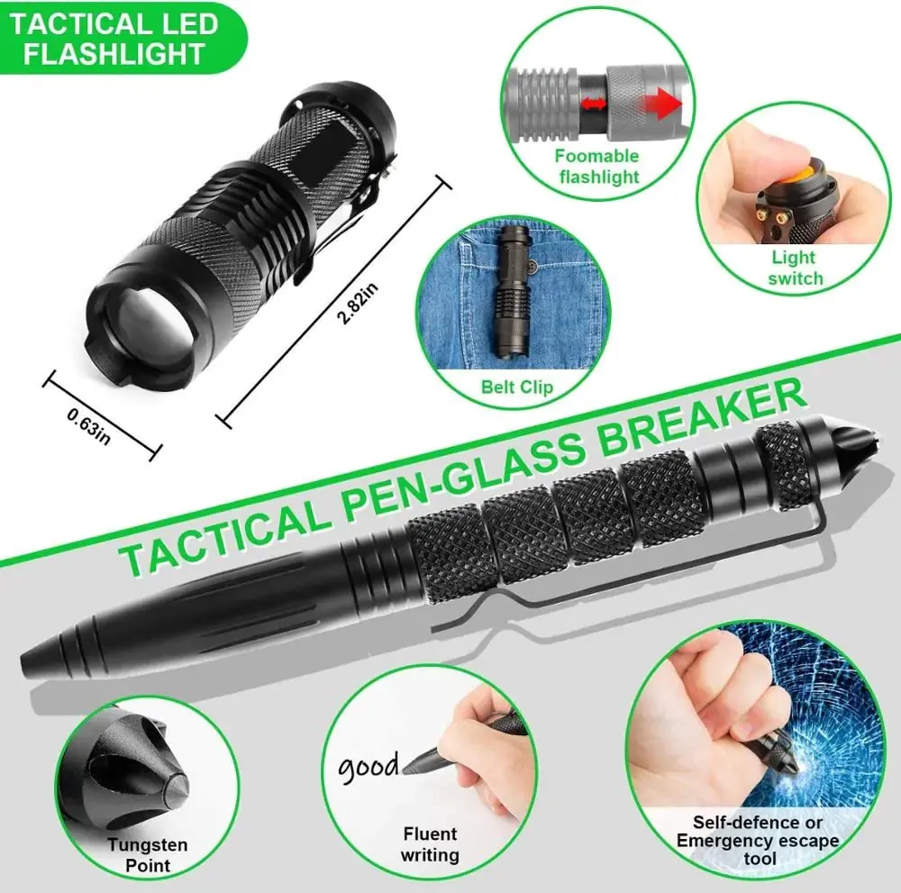 Survival Camping Wireless Outdoor Kit 18 in 1 for Gear Trips Limited access