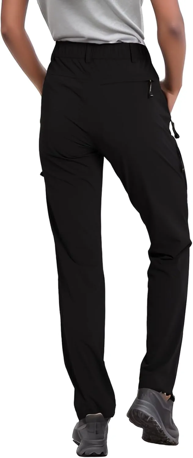 SYKROO Hiking Pants for Women Waterproof Quick Dry Cargo Pants Travel Camping Workout Pants Mountain Trouser with Pocket