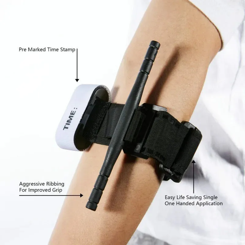Tactical CAT Tourniquet and Trauma Medical Cutting Belt for First Aid Hemostasis