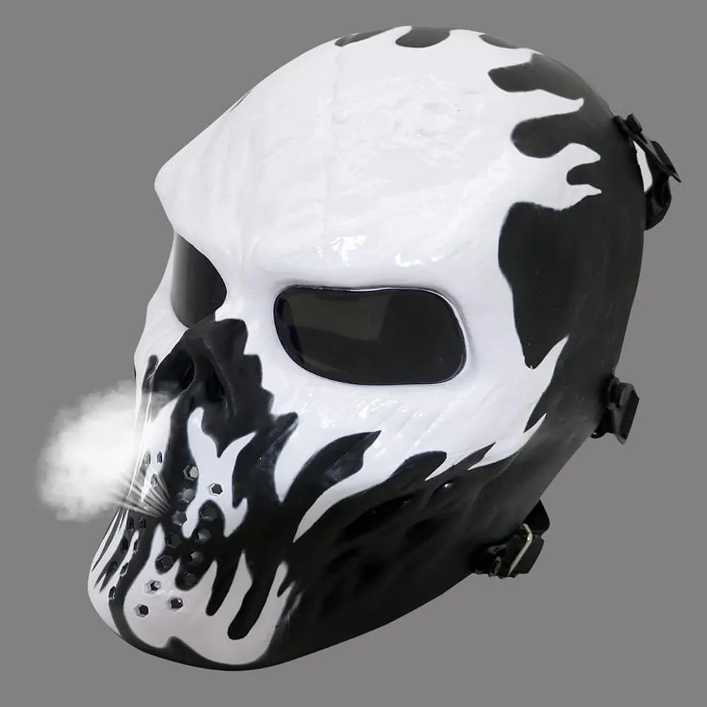 Tactical Mask Skull Full Face Masks, Airsoft Mask, for Halloween Cosplay Party CS Survival Games Shooting