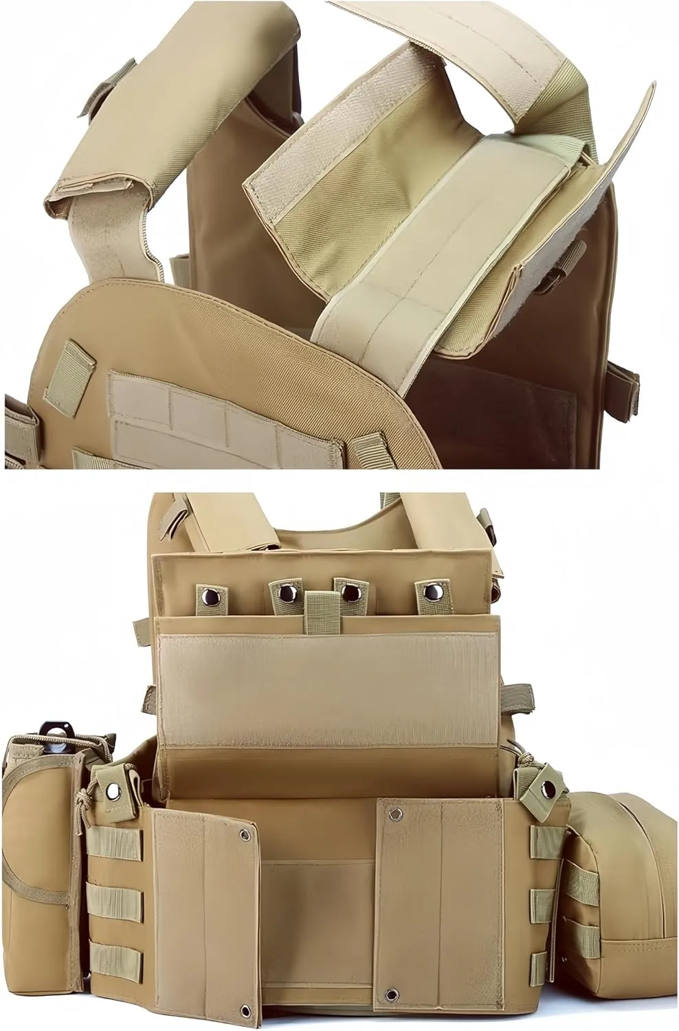 Tactical Vest Survival Vest Adjustable Outdoor Safety Protection Hunting Vest Available for Tactical Vest Cosplay