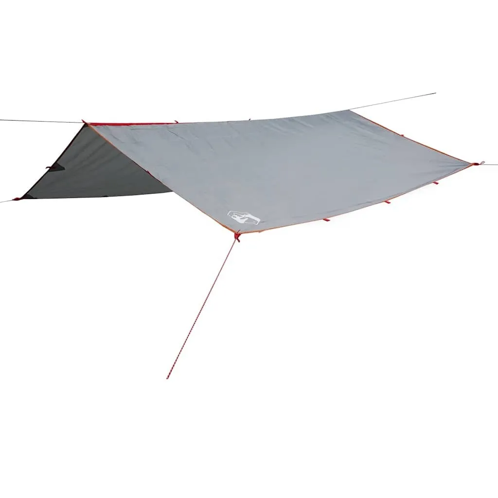 Tarp Low-price and Orange Grey 196.9x115.7" Premium offer Waterproof Camping