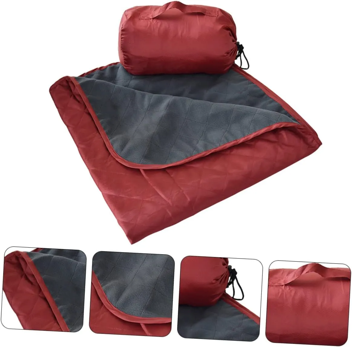 TOYANDONA Outdoor Fleece Blanket for Camping Picnic Hiking Warm Easy to Clean Nap Mat for Outdoor Activities Leisure Travel