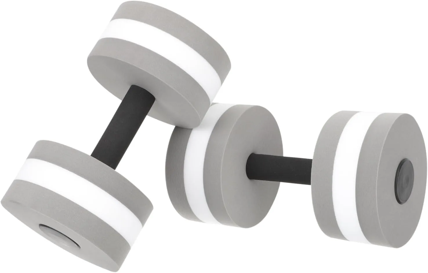 Toyvian 2Pcs Interactive Water Dumbbells Lightweight Pool Weights for Water Exercise Durable Material for Entertainment Resistance Training for Aquatic Fitness