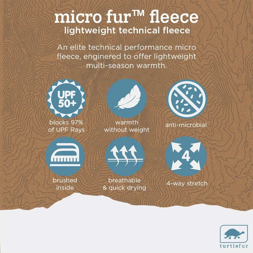 Turtle Fur - Single-Layer Lightweight Micro Fur Fleece Neck Warmer