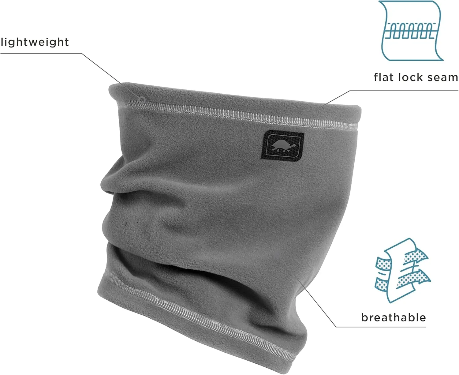 Turtle Fur - Single-Layer Lightweight Micro Fur Fleece Neck Warmer