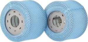 Twin 2 x Replacement Filter Cartridges Hot Tubs Accessories 90 Pleats Fit Models, One Size, White