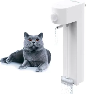 uahpet Replacement Pump for Wireless & Battery Operated Cat Water Fountain 67oz/2L Automatic Cat Water Dispenser