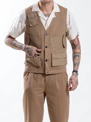 Uncle Bright, Survival Waistcoat, Camel (Sample)