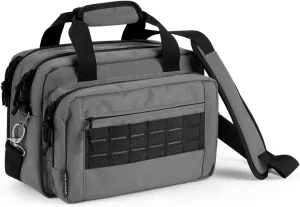 VEAGIA Range Bag,Pistol Case,Gun Range Bags For Handguns And Ammo Pouch 2 Pistols Soft Carrying Shooting Bag