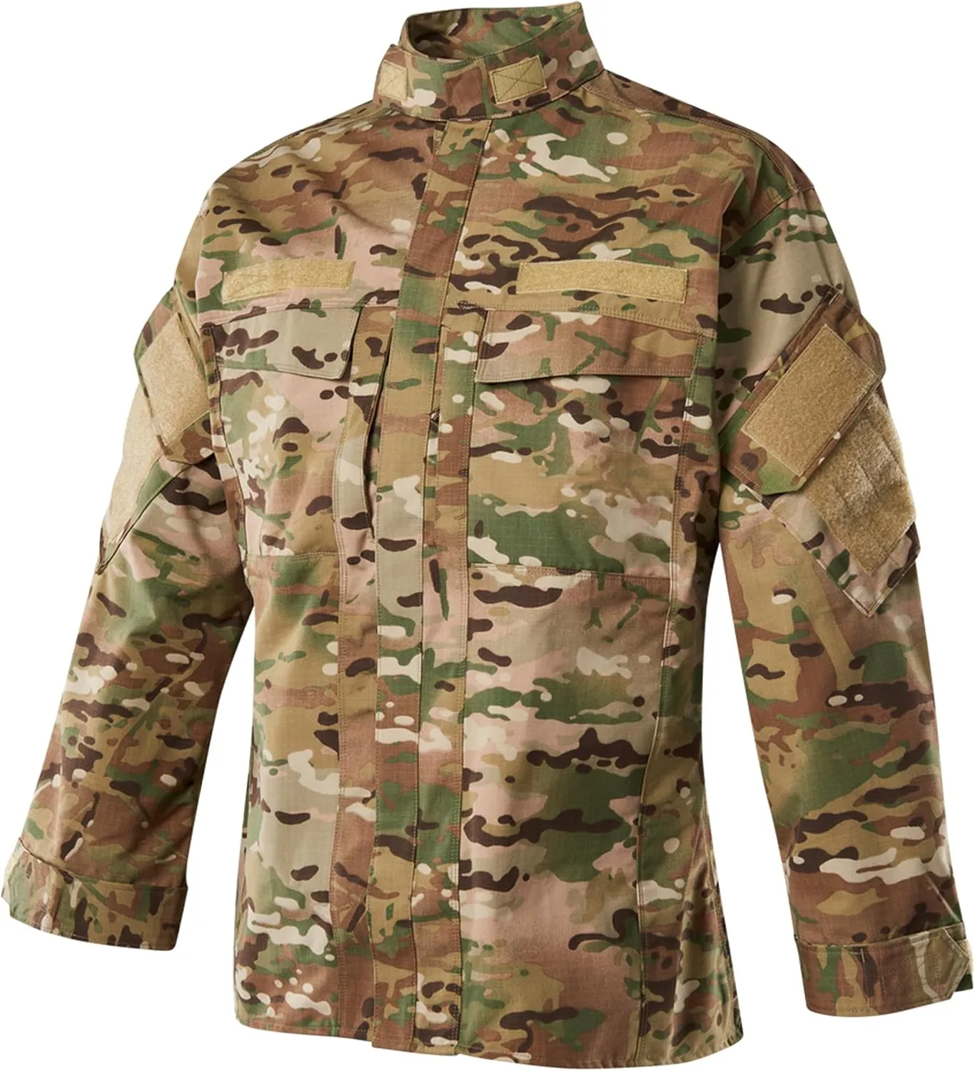 Vertx Recon Garrison Mens Tactical Shirt Long Sleeve, Ripstop Zip Up Shirts for Hunting, Fishing, EDC Survival Outdoor Gear