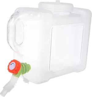 VICASKY Portable Water Tank with Spigot Lightweight Water Jug for Camping Emergencies and Outdoor Activities with Easy Dispensing Tap