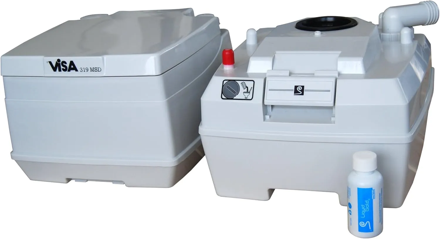   Visa Marine Potty 18 Litre Toilet Grey (DEF319)