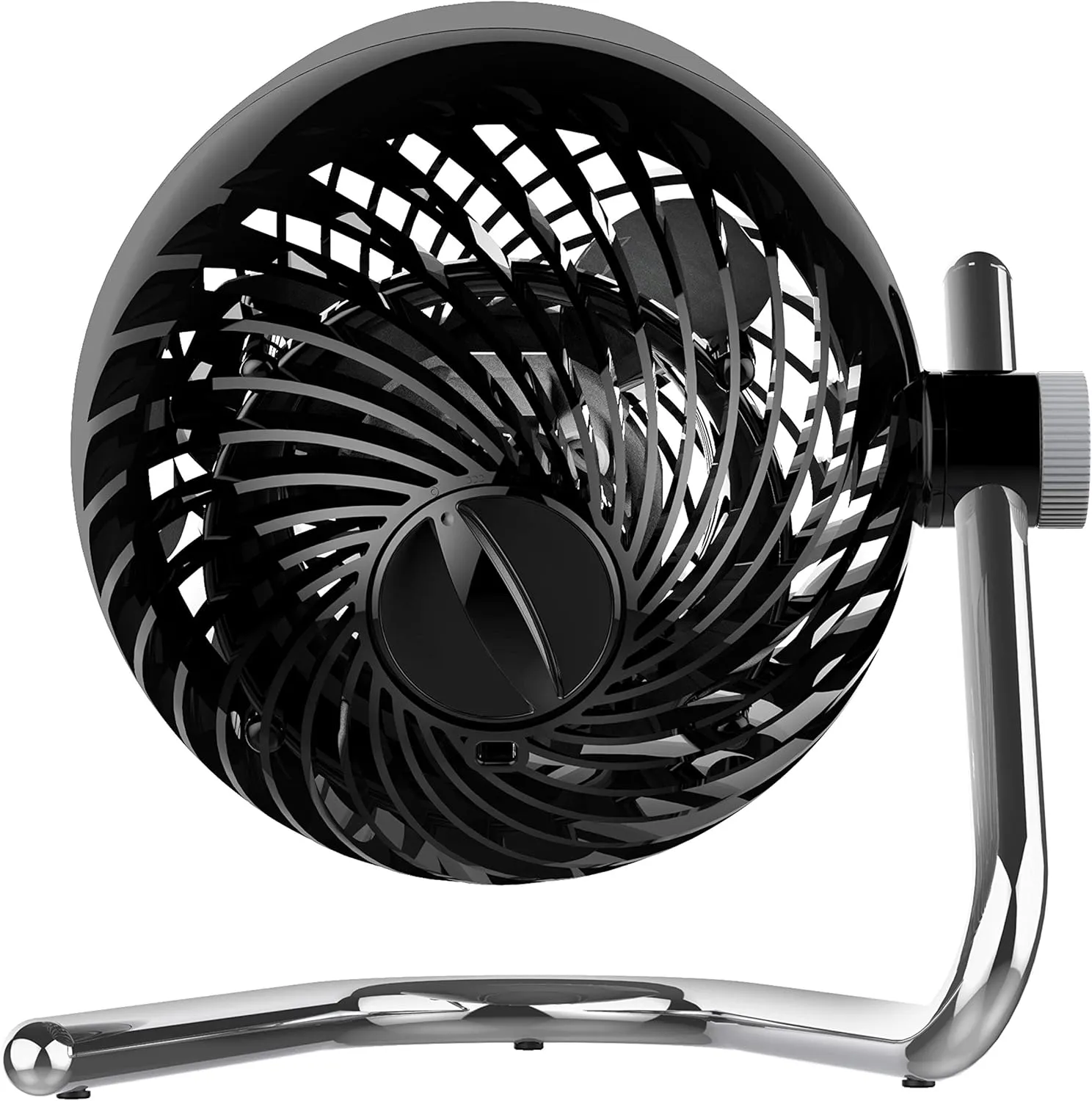 Vornado Pivot3 Compact Air Circulator Fan with Pivoting Axis, 3 Speed Settings, Removable Grill for Cleaning, Perfect for Home, Office, Dorm Use, Black