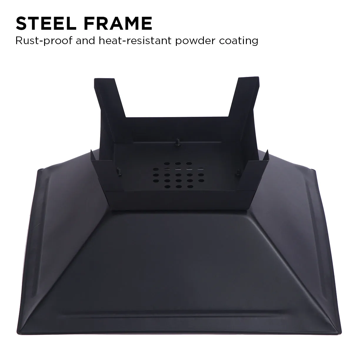 Wallaroo Portable 2-in-1 Outdoor Fire Pit with Cover for BBQ & Camping