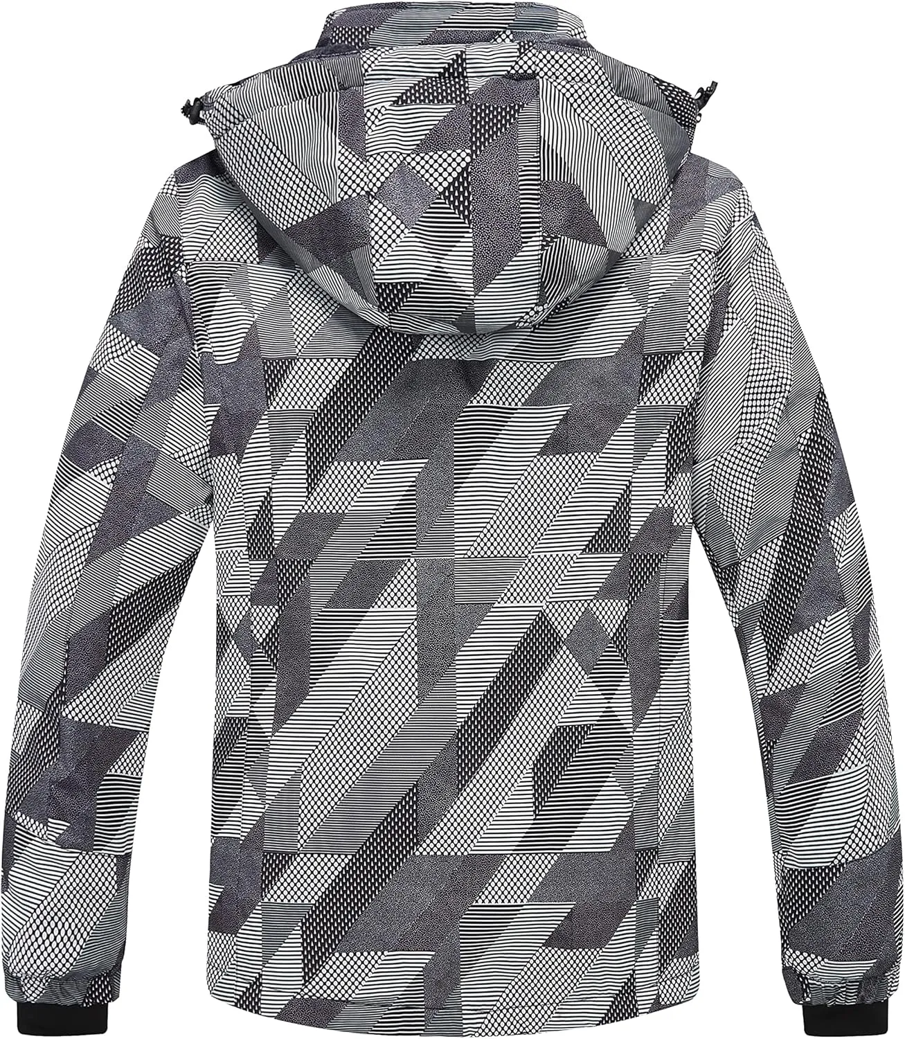 wantdo Men's Waterproof Ski Jacket Warm Winter Snow Jacket Snowboarding Jacket with Hood