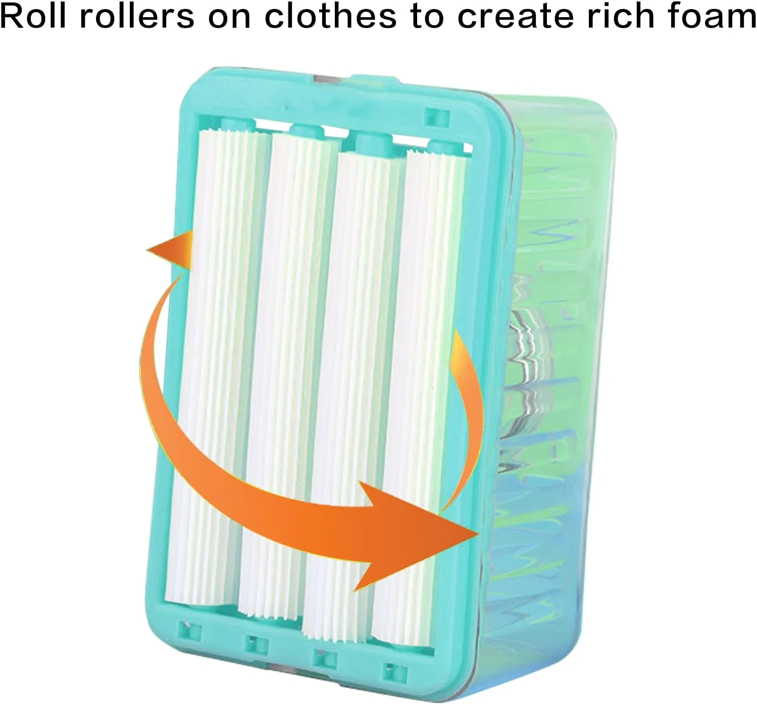 Wash Board, Washboard for Hand Washing Clothes, Plastics Laundry Scrub Board Household With Holder Portable (D-Navy blue multifunctional soap dish soft bristle brush)