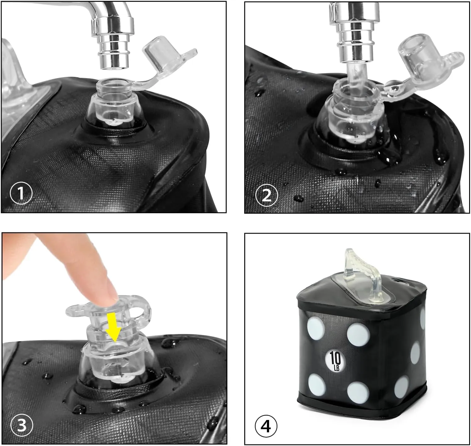Water Kettlebell Soft Kettlebell 7/10/15 lbs Water Filled Weights for Fitness Exercise - Portable Water Dumbbell Set - Adjustable Travel Kettlebells & Aqua Bag - Core Training Fun