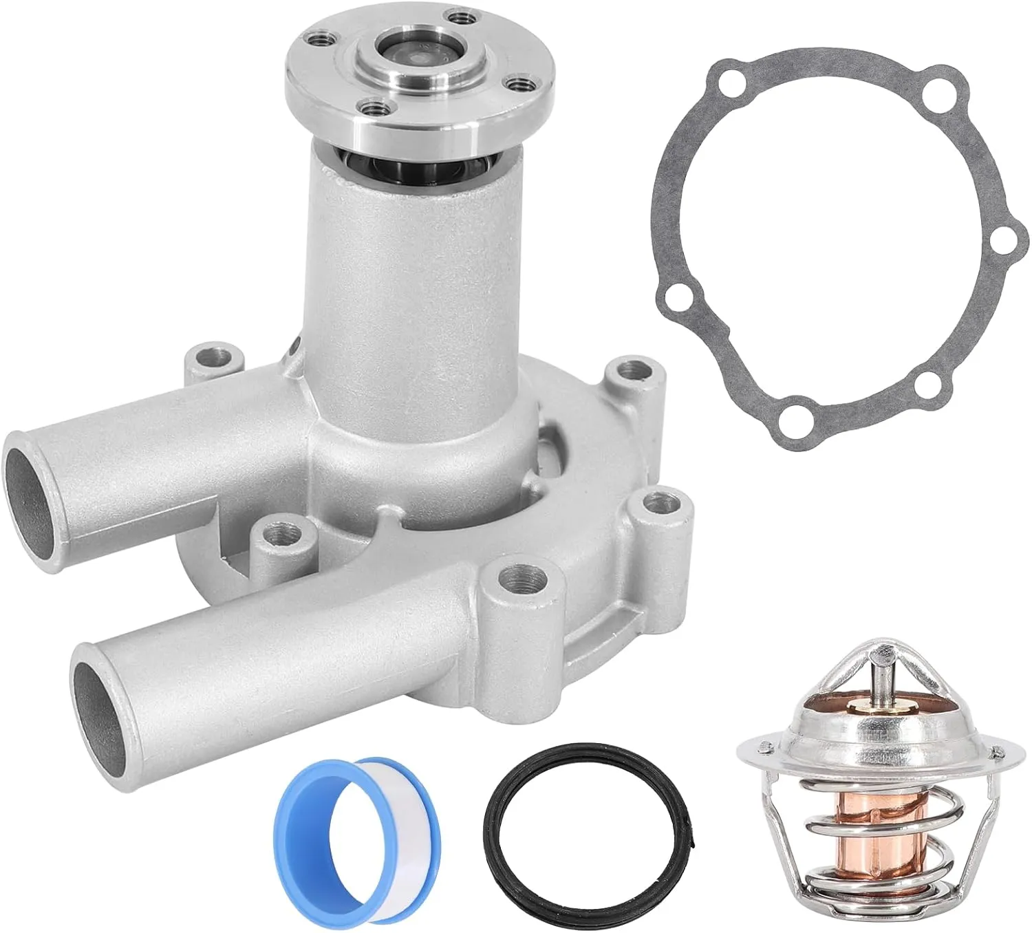 Water Pump 721250-42700 CH12859 For John Deere Tractor 1050 850 950 900HC, For Yanmar Tractor YM3000 YM2000 YM1700 YM3110 1700 2000 2010 2210 2310 2420 2500 2610 3000 (w/ CH15536 Thermostat)