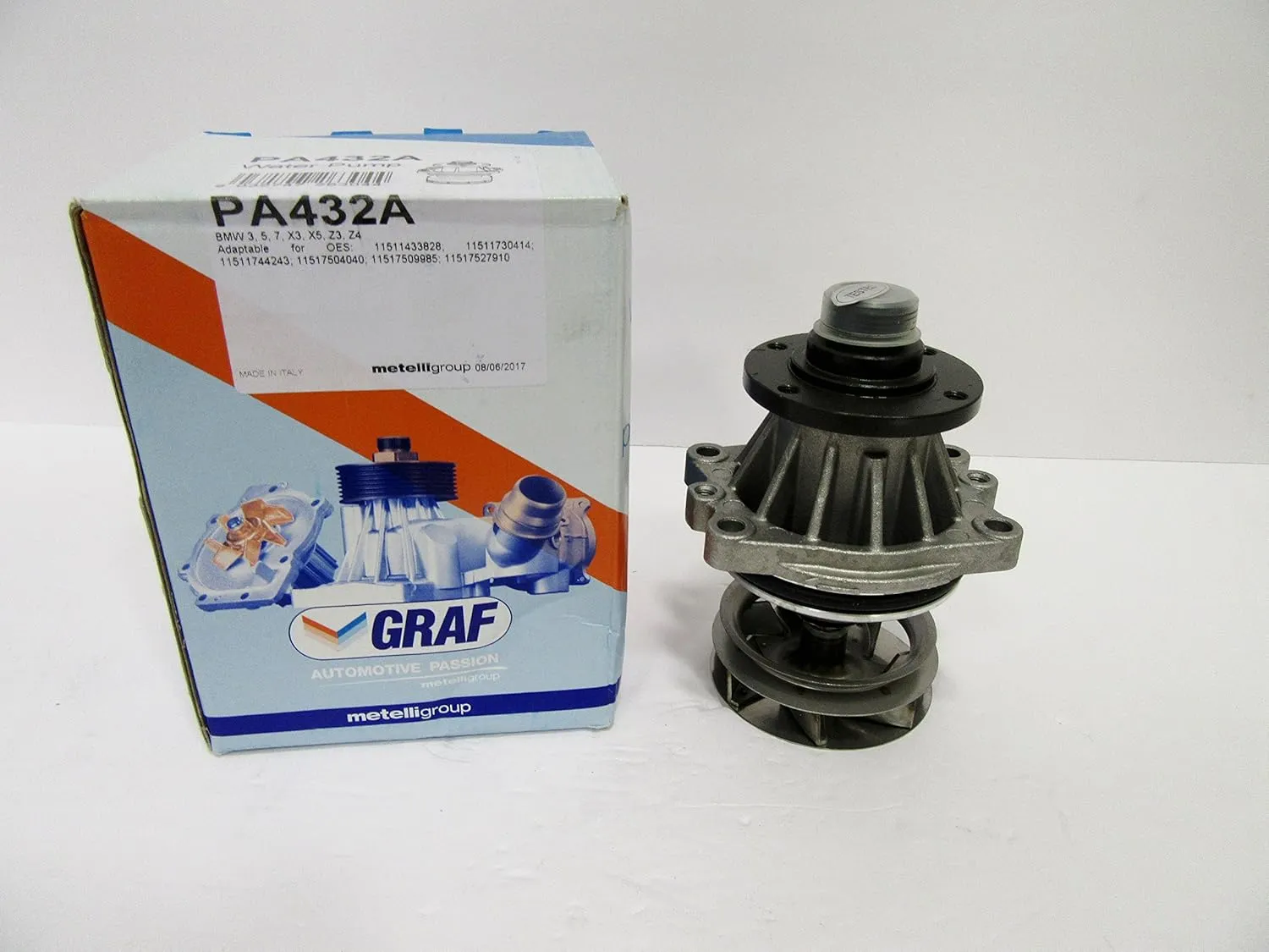 Water Pump with Metal Impeller