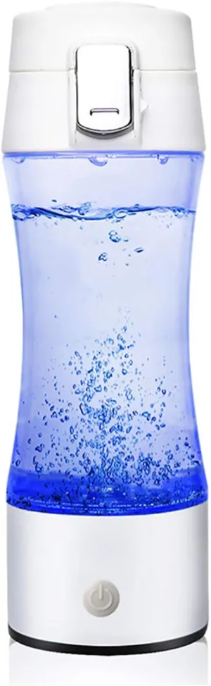 Water Purifiers, Hydrogen-Rich Water Bottle Alkaline Maker USB Rechargeable Antioxidants ORP Hydrogen Cup 3 Mins Make Hydrogen Content Up to 600-1300 PPB 350ML