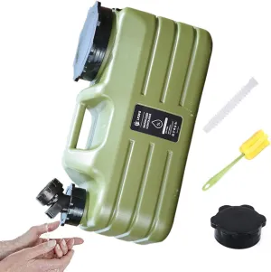 Water Storage Containers, Portable Water Jug For Camping, Water Tank With Faucet, Camping Water Dispenser, Thickened Water Jug, Outdoor Water Container, Hydration Container For Travel,