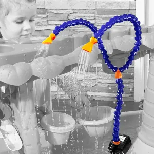 Water Table Pump,Water Table Water Pump for Kids Water Play Table,Toddler Two Way Water Table Pump Toys Compatible with Step2/Little Tikes Water Table,Large Water Volume,More Fun