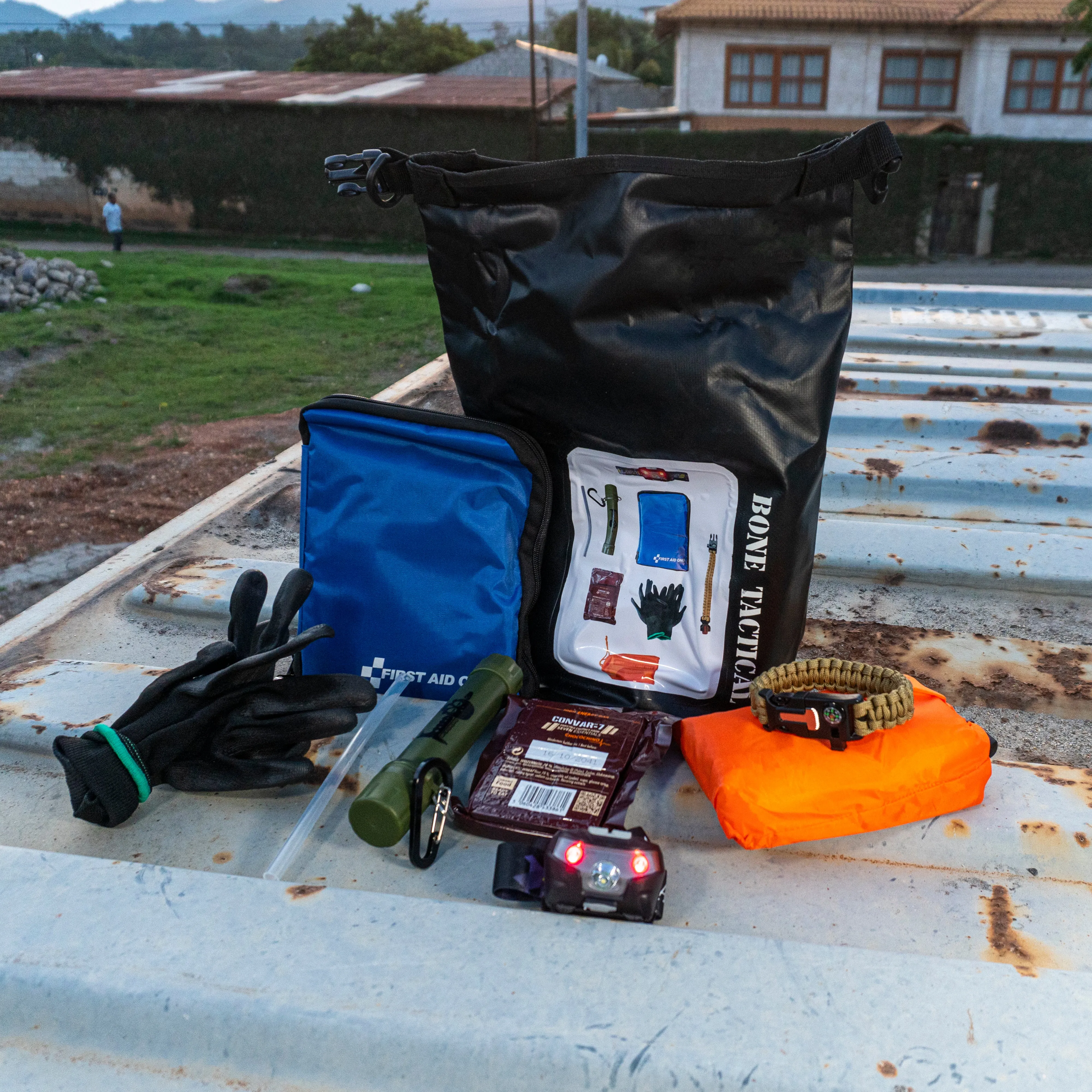 Waterproof Readiness Bag (pre-packed for survival)